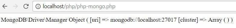 mongodb php7 xampp windows
